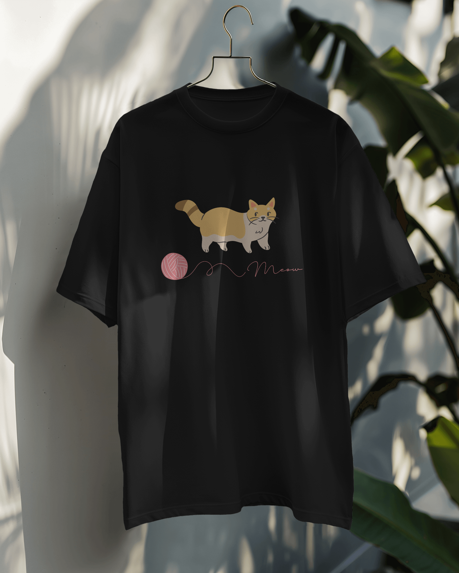 Women - Purrfect Play  Black Tee