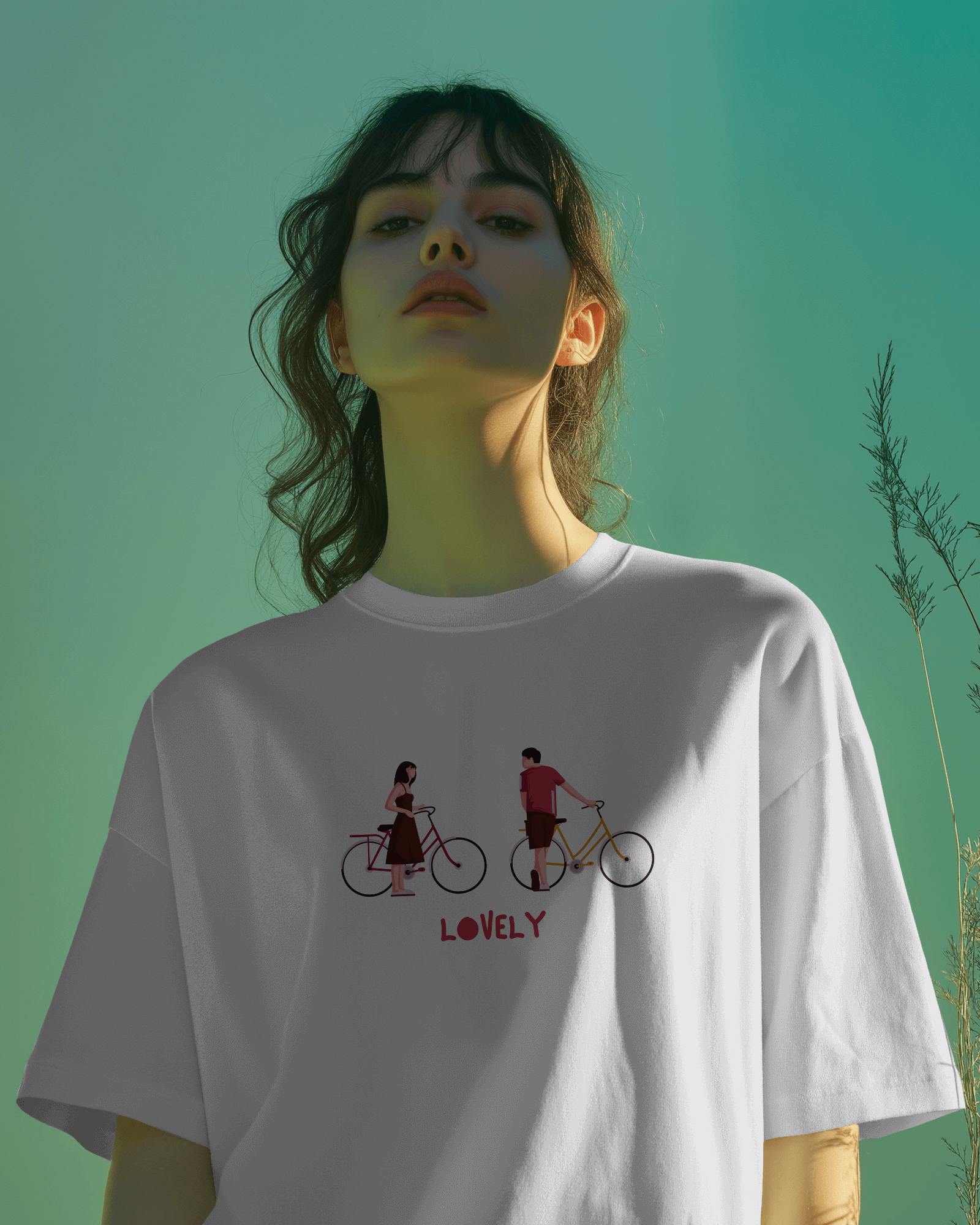 Women - Lovely Ride White Tee