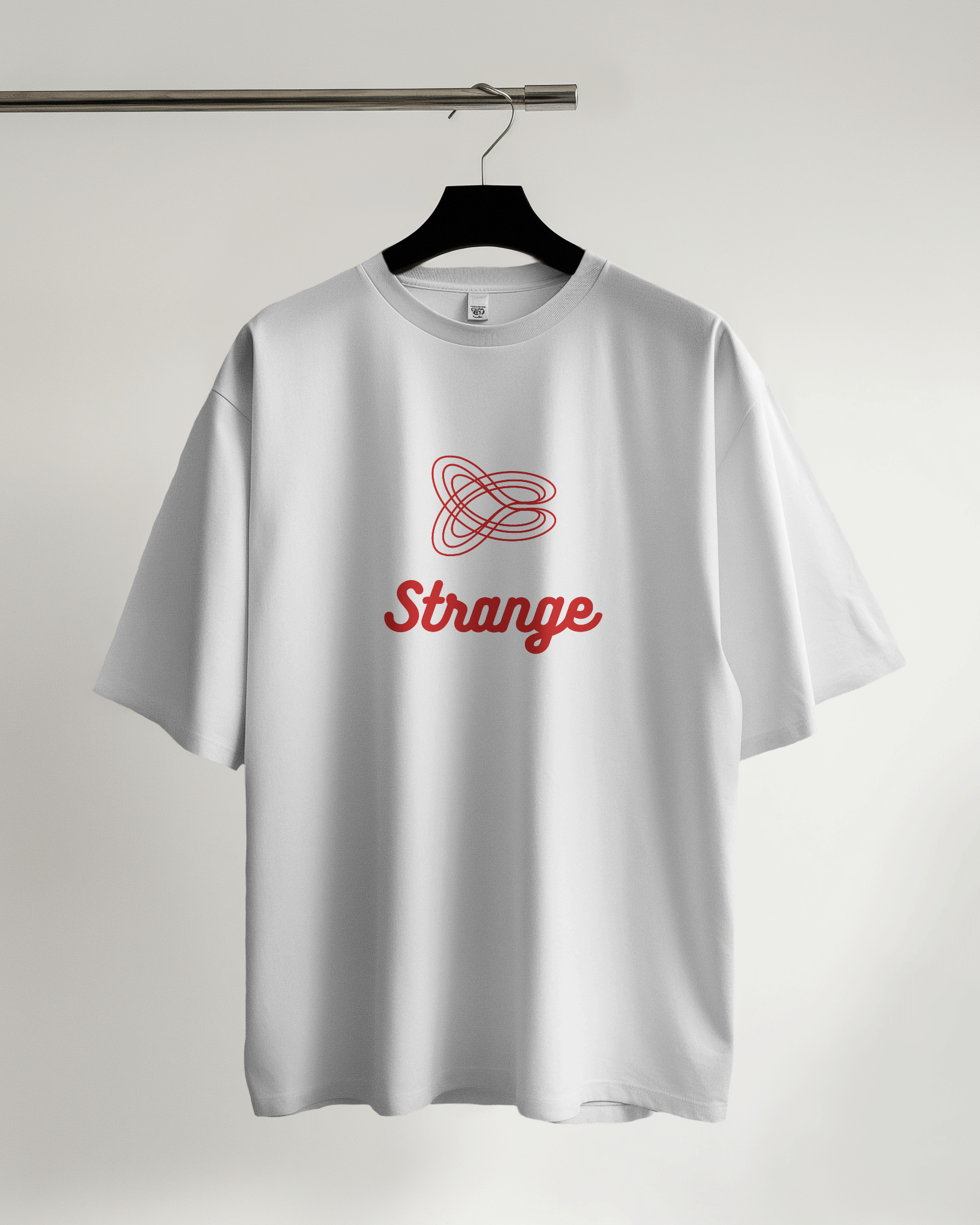 Strange Vibes Graphic White Tee